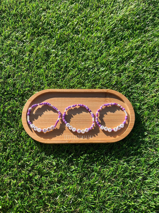 Taylor swift ‘TAY•TAY’ seed bead bracelet!