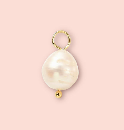 18K Gold Plated Costal Beach Charm Paperclip Necklace