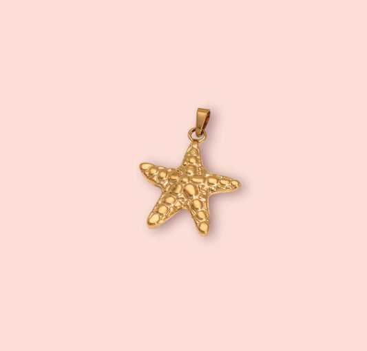 18K Gold Plated Starfish Sea Beach Coastal Charm