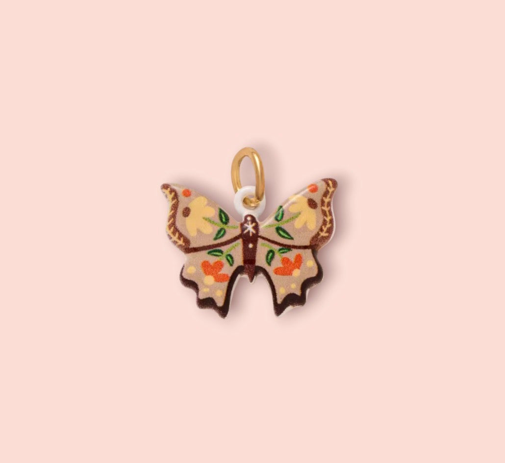 Enamel Butterfly Charm